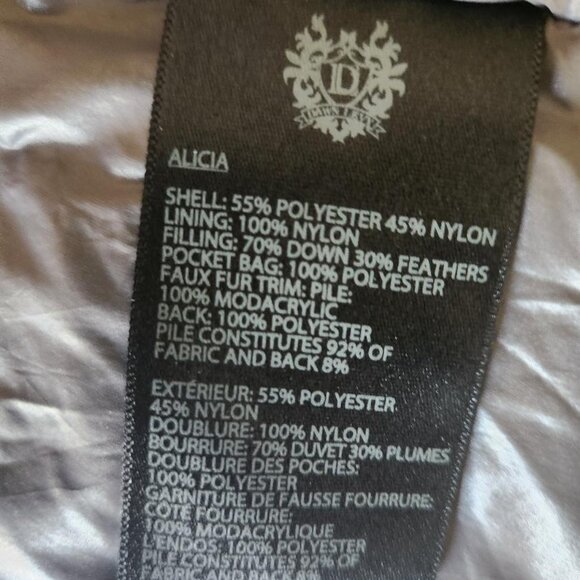 Dawn Levy gorgeous Pewter-colored winter jacket with attached belt. - Picture 4 of 9